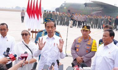 Kapolri-Dampingi-Presiden-Jokowi-Kirim-Bantuan-Tahap-Awal-ke-Gaza