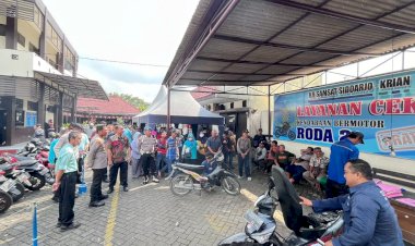 Usai-Libur-Lebaran,-Kapolresta-Sidoarjo-Cek-Pelayanan-Samsat