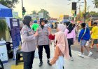 Polwan-Polresta-Sidoarjo-Patroli-dan-Amankan-Car-Free-Day-di-Kawasan-Alun-Alun
