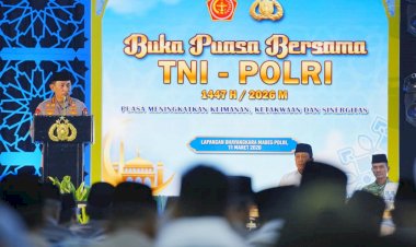 Buka-Puasa-Bersama-TNI-Polri,-Kapolri-Tegaskan-Sukseskan-Program-Presiden