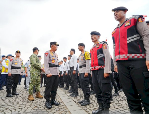 Pimpin Apel Operasi ketupat, Kapolri Instruksikan Jajaran Wujudkan Mudik Aman-Keluarga Bahagia