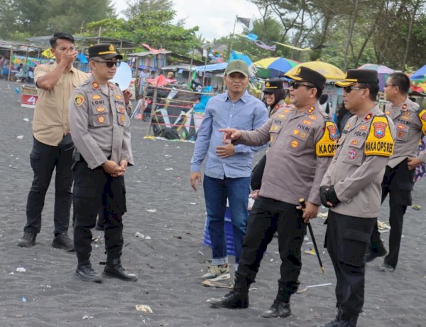Polres Lumajang Tingkatkan Pengamanan Wisata Pantai Watu Pecak
