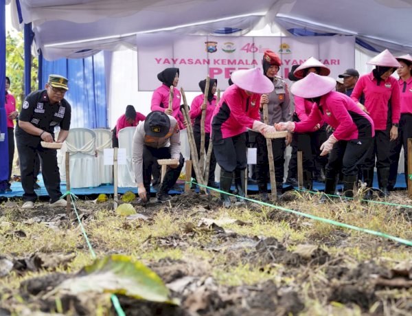 Polres Bojonegoro Sulap Lahan Kosong Jadi Kebun Jagung Wujudkan Swasembada Pangan