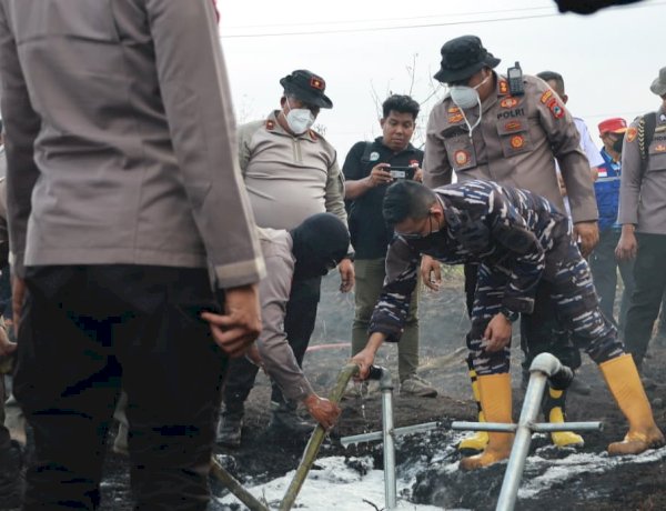 Polri Bersama Tim Gabungan Gunakan Cara Baru Hadapi Karhutla Gambut