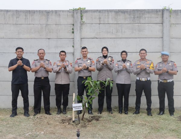 Sidoarjo Asri Sejuk  Green Policing Polresta Sidoarjo, Wujudkan Lingkungan Kerja yang Asri
