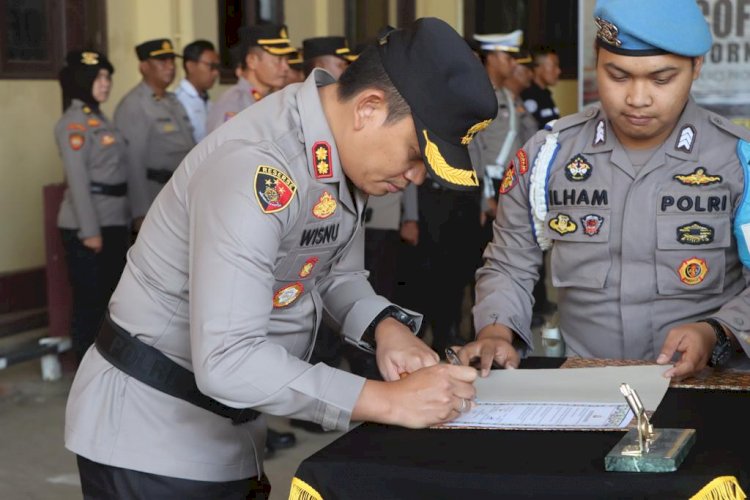 Polres Probolinggo Gelar Pakta Integritas Anti Penyalahgunaan Narkoba