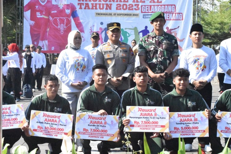 Atlet PJB Polres Trenggalek Sumbang Medali Porprov Jatim