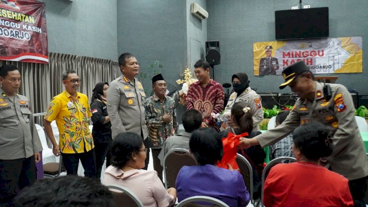 Pesan Damai Kapolresta Sidoarjo di Minggu Kasih