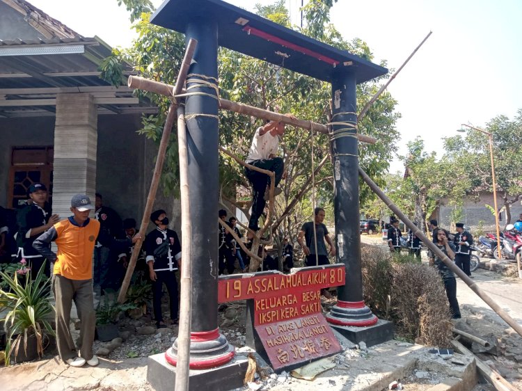 43 Tugu Pencak Silat dibongkar Sukarela, Kapolres Ngawi Apresiasi Warga Perguruan