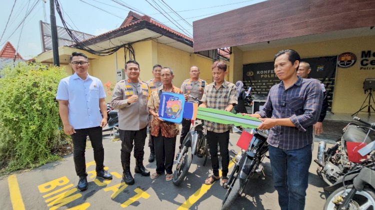 Tak Percuma Lapor Polisi, Polres Ngawi Berhasil Temukan dan Kembalikan Motor Warga Yang Hilang