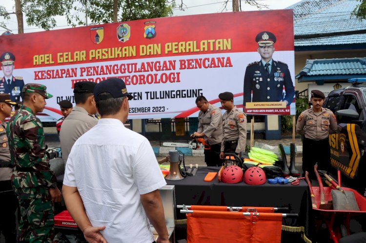 Polres Tulungagung Siapkan Personel Gabungan Antisipasi Bencana Hidrometeorologi