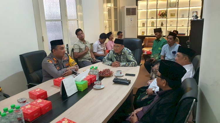 Cooling System, Kapolres Pelabuhan Tanjungperak Kunjungi PCNU Kota Surabaya