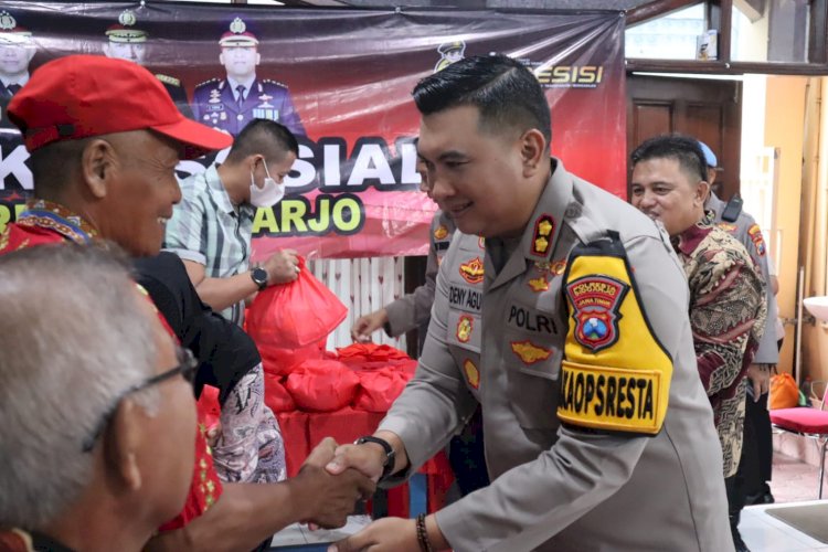 Minggu Kasih Polresta Sidoarjo di Gereja Immanuel Krembung