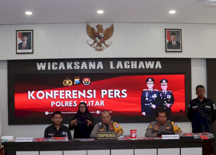 Polres Blitar Berhasil Amankan Sindikat Pencurian Hewan Ternak Saat Lebaran