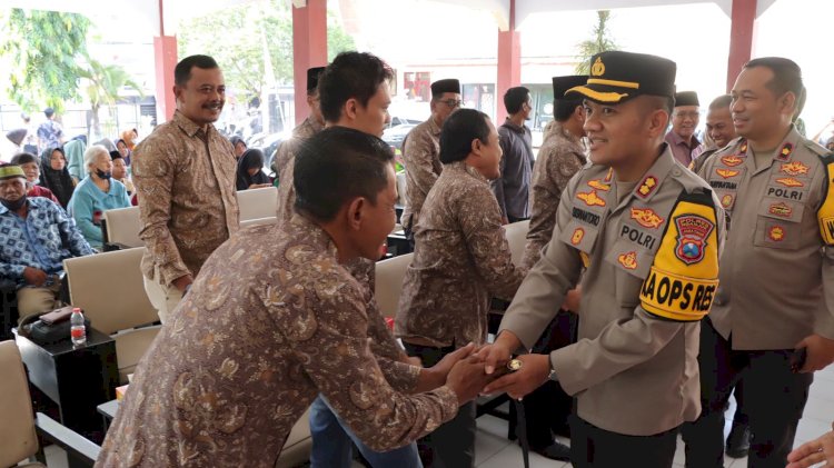 Polres Nganjuk Gelar Jum’at Curhat, Upaya Rawat Sinergisitas Kamtibmas Jelang Pilkada Serentak 2024