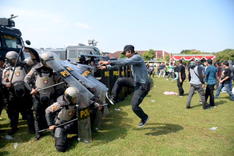 Polres Madiun Kota Gelar Simulasi Pastikan Kesiapan Pengamanan Pilkada Serentak 2024