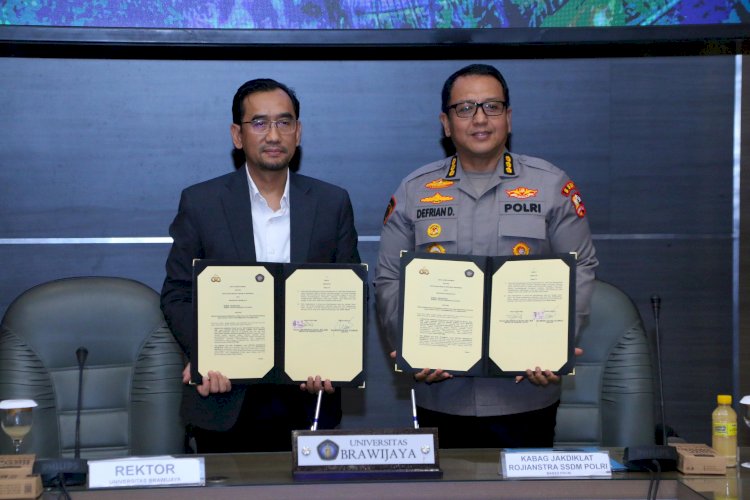 Polri dan Universitas Brawijaya Tandatangani Nota Kesepahaman untuk Ciptakan SDM Unggul