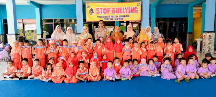 Kanit Binmas Polsek Krembung Edukasi Bahaya Bullying Sejak Dini