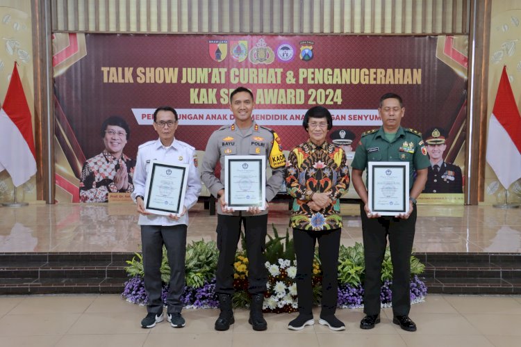 Polres Jember Raih Penghargaan dari Lembaga Perlindungan Anak Indonesia