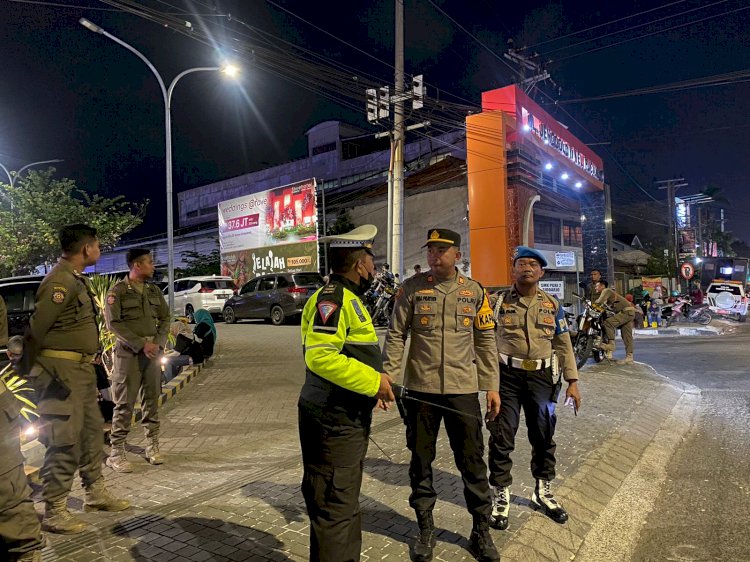 Patroli Malam Polresta Sidoarjo Dalam Rangka Wujudkan Kamtibmas Wilayah Jelang Pilkada Serentak 2024