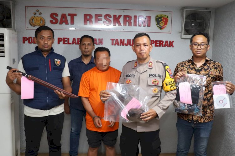 Pelaku Penganiayaan di Jalan Bulak Banteng Tanjung Diamankan Polres Pelabuhan Tanjungperak di Cikarang