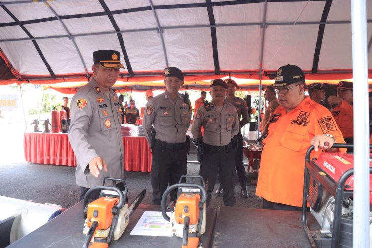 Polres Blitar Kota Siagakan Personel Antisipasi Bencana Hidrometeorologi