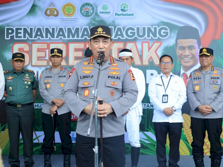 Polri Targetkan Penanaman Satu Juta Hektare Jagung untuk Dukung Swasembada Pangan