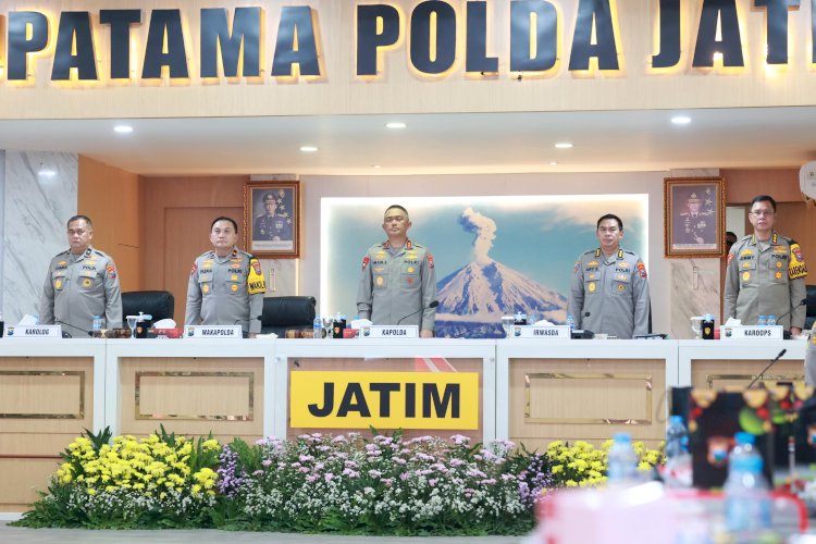 Anev Sitkamtibmas 2024, Kapolda Jatim Soroti Bencana Hidrometeorologi Hingga Aksi Premanisme Kelompok Oknum Pesilat