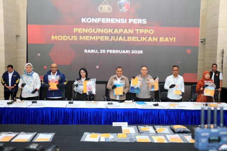 Polri Bongkar Jaringan Nasional Perdagangan Bayi 12 Tersangka Ditangkap dan 7 Bayi Diselamatkan