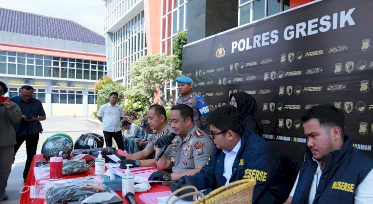Gerak Cepat Polres Gresik Amankan 8 Oknum Suporter Terlibat Pengeroyokan